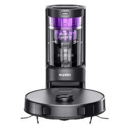 EUREKA VACUUMS E10S Robot aspirator golirea cu statie Negru