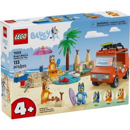 LEGO® Bluey 11202 - Calatoria familiei lui Blue cu masina la plaja