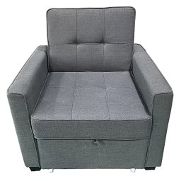 Fotoliu Extensibil Studio Casa Smart Living CONFORT SET A 81 x 84 x 85.5cm Stofa Gri Inchis