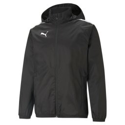 PUMA Geacă sport 'teamLIGA' negru / alb