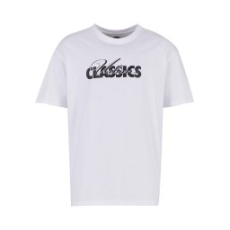 Urban Classics Tricou 'Cursive Bold' negru / alb
