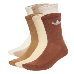 ADIDAS ORIGINALS Șosete 'Trefoil Cushion' bej / ecru / nisipiu / castaniu / maro deschis / alb
