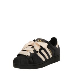 ADIDAS ORIGINALS Sneaker low 'SUPERSTAR II' ecru / negru