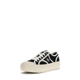 GUESS Sneaker low 'ISSAH' negru / alb