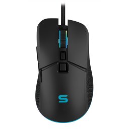 Mouse gaming Serioux Kayel, Senzor Sunplus 199, 800-6400 DPI, switch HUANO, pana la 20 milioane de click-uri, 7 Butoane, 6 moduri de iluminare RGB, cablu USB 1.5M, plug and play, compatibil cu Windows 2000/XP/9X/VISTA/7/8/10