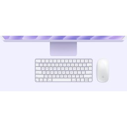 Apple iMAC 24" Retina 4.5k/ Apple M4 (CPU 8-core, GPU 8-core, NeuralEngine 16-core)/16GB/256GB - Purple - INT KB (2024)