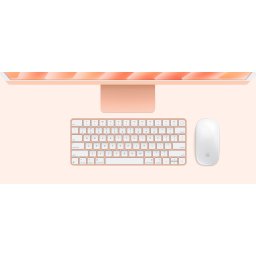 Apple iMAC 24" Retina 4.5k/ Apple M4 (CPU 8-core, GPU 8-core, NeuralEngine 16-core)/16GB/256GB - Orange - INT KB (2024)