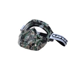 Ochelari motocross atv enduro Unit, model masca army, culoare rama army, lentila transparenta