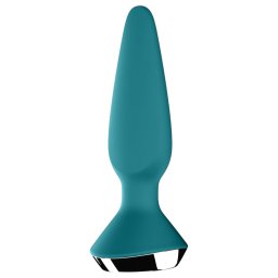 Satisfyer Plug-ilicious 1 - Vibrator anal controlat prin aplicație (verde)