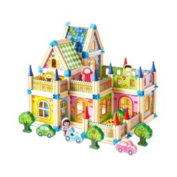 Set de construcție din lemn Castel - 2Kids Toys