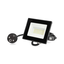 Nedis LLFL11BLK - Proiector LED, 20 W, 230 V, 4000 K, IP65