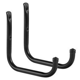 Set de 2 suporturi de perete Maclean, pentru anvelope, roți, scari, biciclete, oțel, greutate max. 22 kg/ suport, MC-487