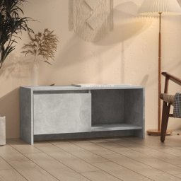 Gossi comoda tv, gri beton, 90x35x40 cm, pal