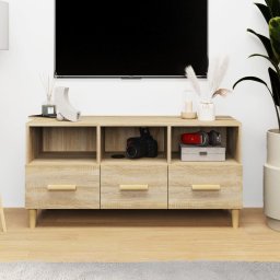 Gossi comoda tv, stejar sonoma, 102x36x50 cm, lemn compozit