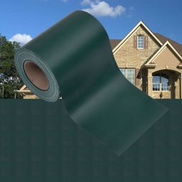 Gossi panou de intimitate gradina, verde mat, 35 x 0,19 m, pvc