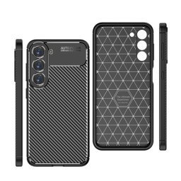 Husa carbon Samsung Galaxy S23 Techsuit - CarbonFiber Black