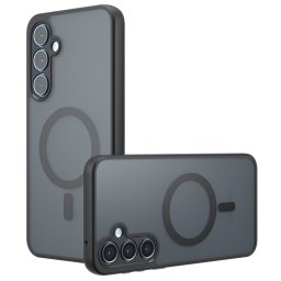 Husa silicon Samsung Galaxy S23 Techsuit - PureFrost MagSafe Frosted Black