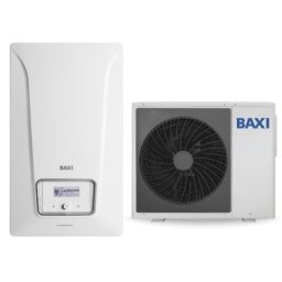 Pompa de caldura 4 kW Baxi Luna Hybrid Alya H, hibrid, monofazata, cu centrala termica combi 28 kW. 3 ani garantie