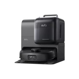 Robot de Aspirare eufy Omni E28 HydroJet FlexiOne 20000Pa Mop cu Rola Dispozitiv Portabil de Curatare Statie de Golire si Spalare Automata Negru