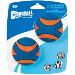 Chuckit! Ultra Squeaker Ball (M; 2 mingi / set; 6 cm)