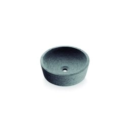 Bathco 00308 - Lavoar DUAL pentru montaj pe blat, Ø 40,5 cm, finisaj piatră/gri