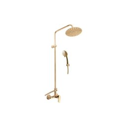 RAV Slezák CO182.5/7Z - Set de duș COLORADO cu baterie, auriu lucios