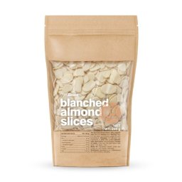 GymBeam Fulgi de migdale decojite 200 g