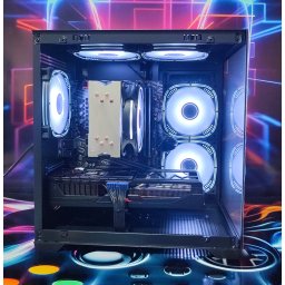 Calculator Gaming AMD Ryzen 5 5500, 16GB DDR4, NVME 512GB + 1TB HDD, video Sapphire Radeon RX Vega56 8G HBM2 PULSE 2048 bit, Telecomanda ARGB