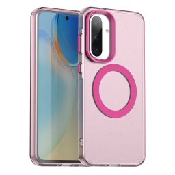 Husa silicon Samsung Galaxy A56 5G Techsuit - CandyCase MagSafe Pink