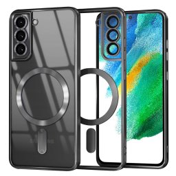 Husa silicon Samsung Galaxy S21 FE 5G Techsuit - Luxury Crystal MagSafe Black