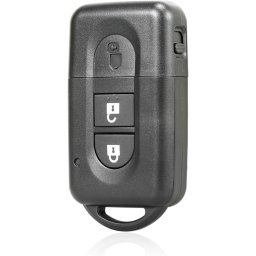 Carcasa Cheie Auto Techstar cu 2 Butoane, Compatibila Nissan Qashqai, Note, X-Trail, Micra, NV200, Tiida – cu lama netaiata