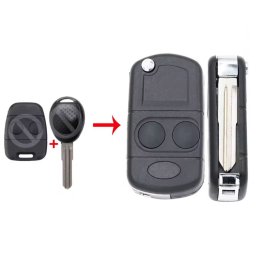 Carcasa Cheie Auto tip Briceag compatibila cu Land Rover Freelander, Transformare din Cheia Normala