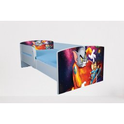 Pat Tom&Jerry 3, cu protectie, 160x80 cm