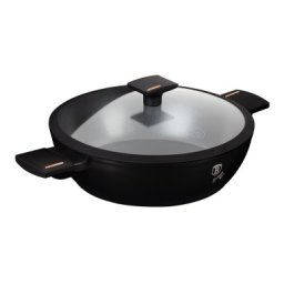 Cratita 3.8 l, cu capac 28 cm, antiaderenta, monaco collection, berlinger haus, bh 7090
