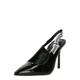 Karl Lagerfeld Pumps 'SARABANDE' negru / alb murdar