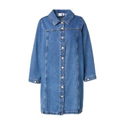 Vero Moda Curve Rochie tip bluză 'VMCFindo' albastru denim