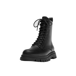 Pull&Bear Bocanci cu șireturi negru