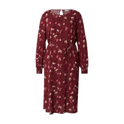ONLY Carmakoma Rochie 'CARPETREA' roz / roşu închis / negru / alb