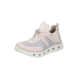 Rieker Sport Sneaker low gri deschis / roz / roz pudră