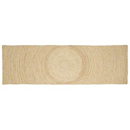 Covor Natural si Alb 60 x 250 cm Iuta GartenMobel Dekor