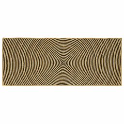 Covor Natural si Negru 80 x 200 cm Iuta GartenMobel Dekor