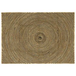 Covor Natural si Negru 120 x 170 cm Iuta GartenMobel Dekor