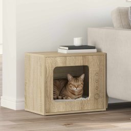 Casa pentru pisici Sonoma 51 x 30 x 42 cm Lemn compozit GartenMobel Dekor