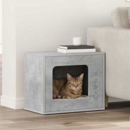 Casa pentru pisici Beton 51 x 30 x 42 cm Lemn compozit GartenMobel Dekor