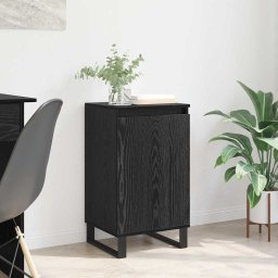 Bufet Stejar Negru 40 x 35 x 70 cm Lemn compozit GartenMobel Dekor
