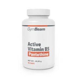 GymBeam Vitamina B5 Activă (Pantetina) 90 caps.