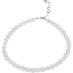 Bratara Cristal de stanca romb fatetat 4mm si argint 925