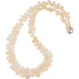 Colier Opal de foc briolete 7-8mm si argint 925