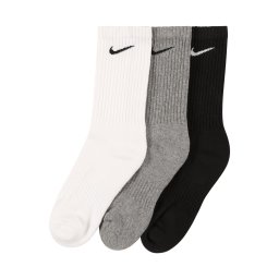 NIKE Șosete sport gri amestecat / negru / alb