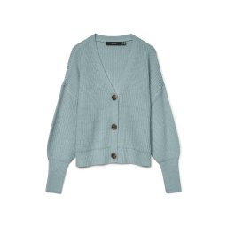 VERO MODA Geacă tricotată 'Lea' verde mentă
